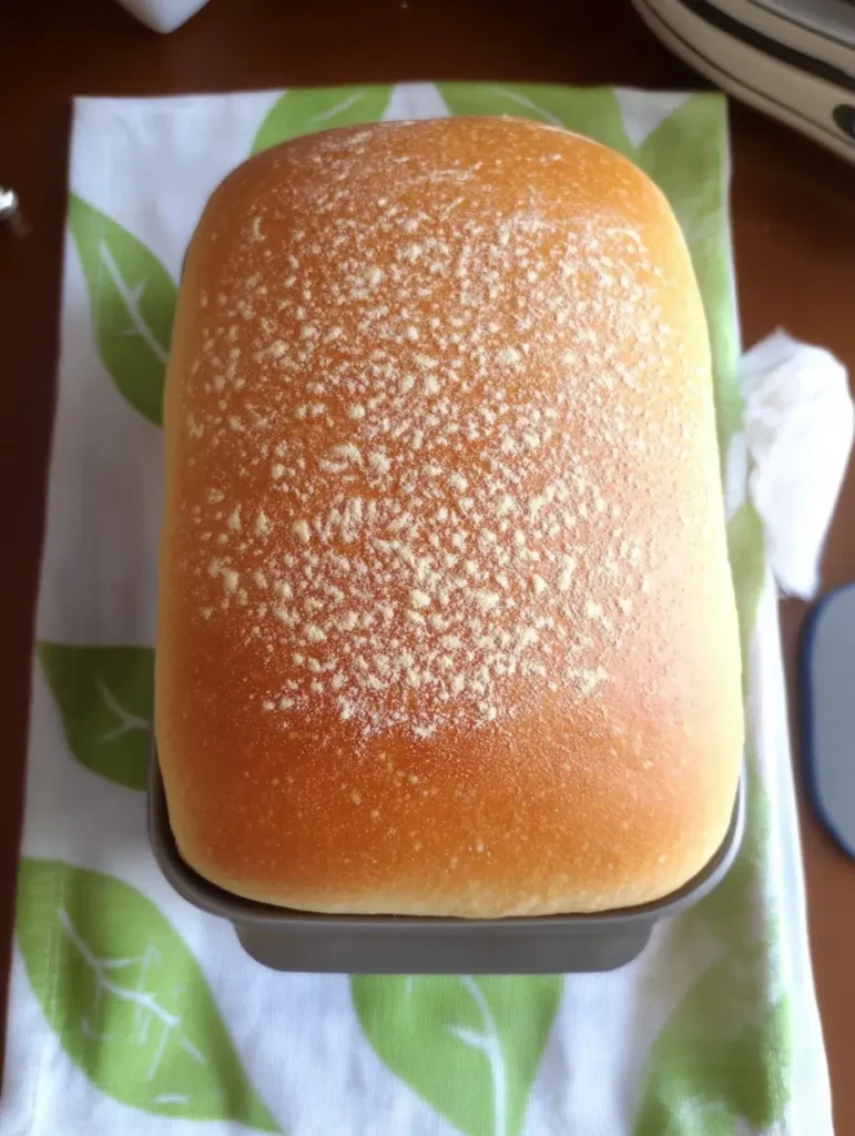 fresh baked Potato Flake Sourdough Bread Loaf